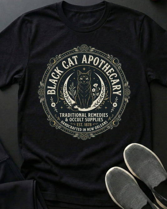 Black Cat Apothecary Tee