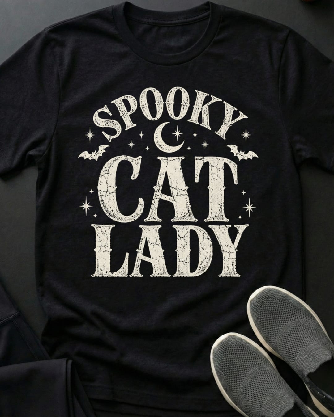 Spooky Cat Lady Tee