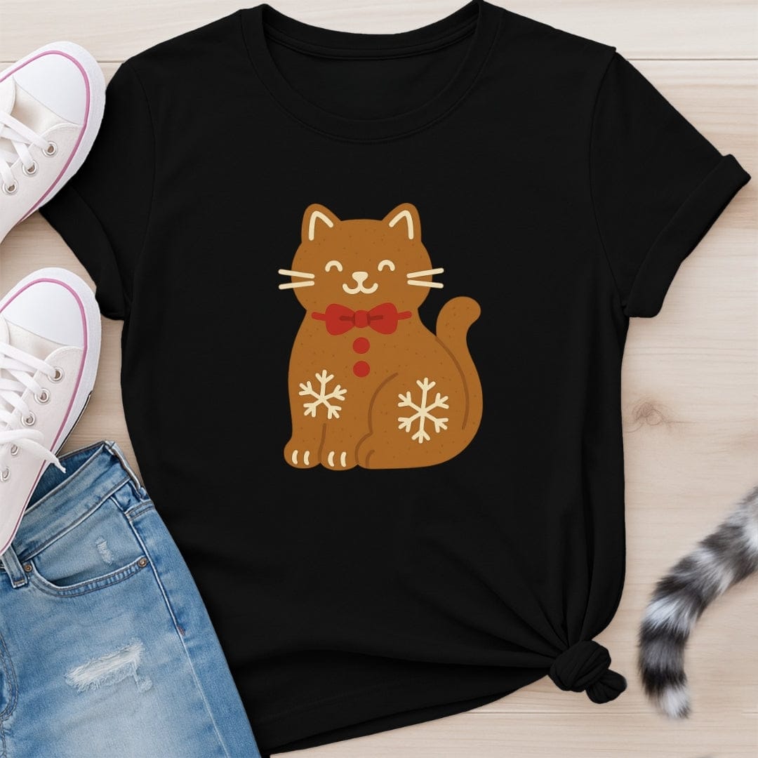 GINGER BREAD CAT T-SHIRT