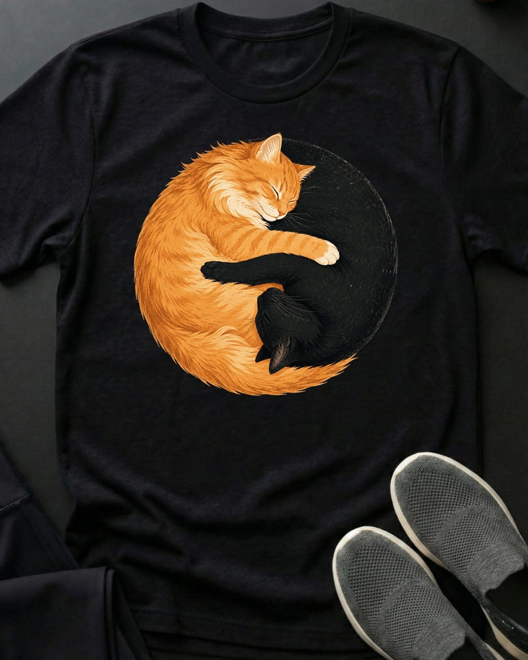 Yin Yang Orange Tee