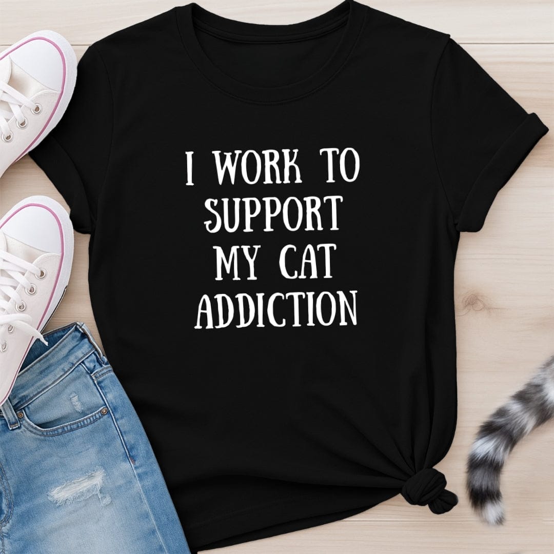 CAT ADDICTION T-SHIRT