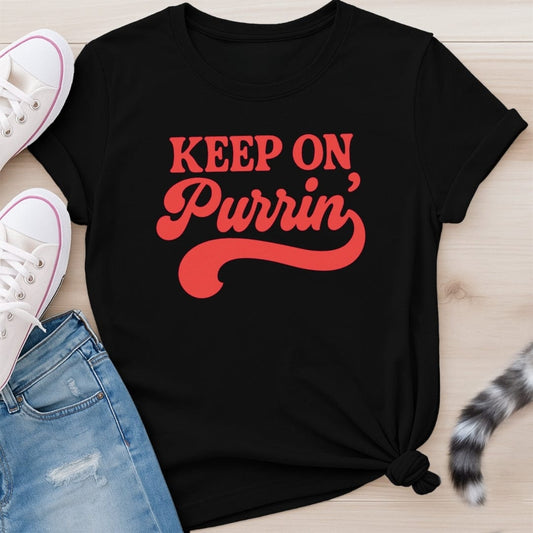 KEEP ON PURRIN T-SHIRT