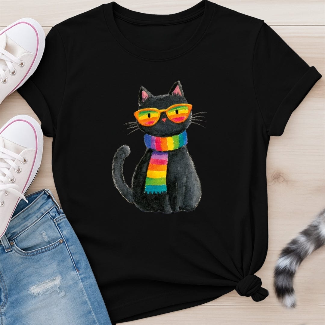 COLORFUL CAT T-SHIRT