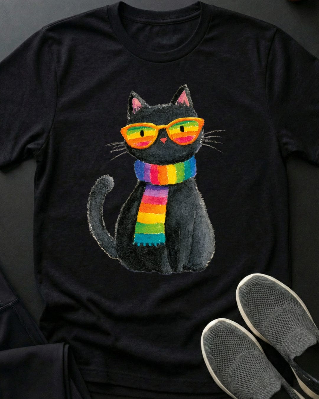 Colorful Cat Tee
