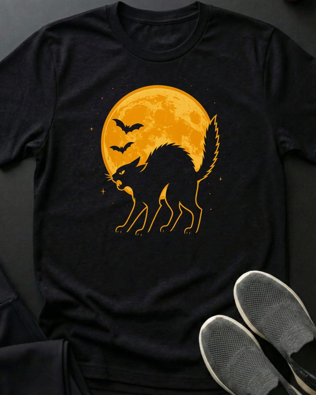 Black Cat Full Moon Tee