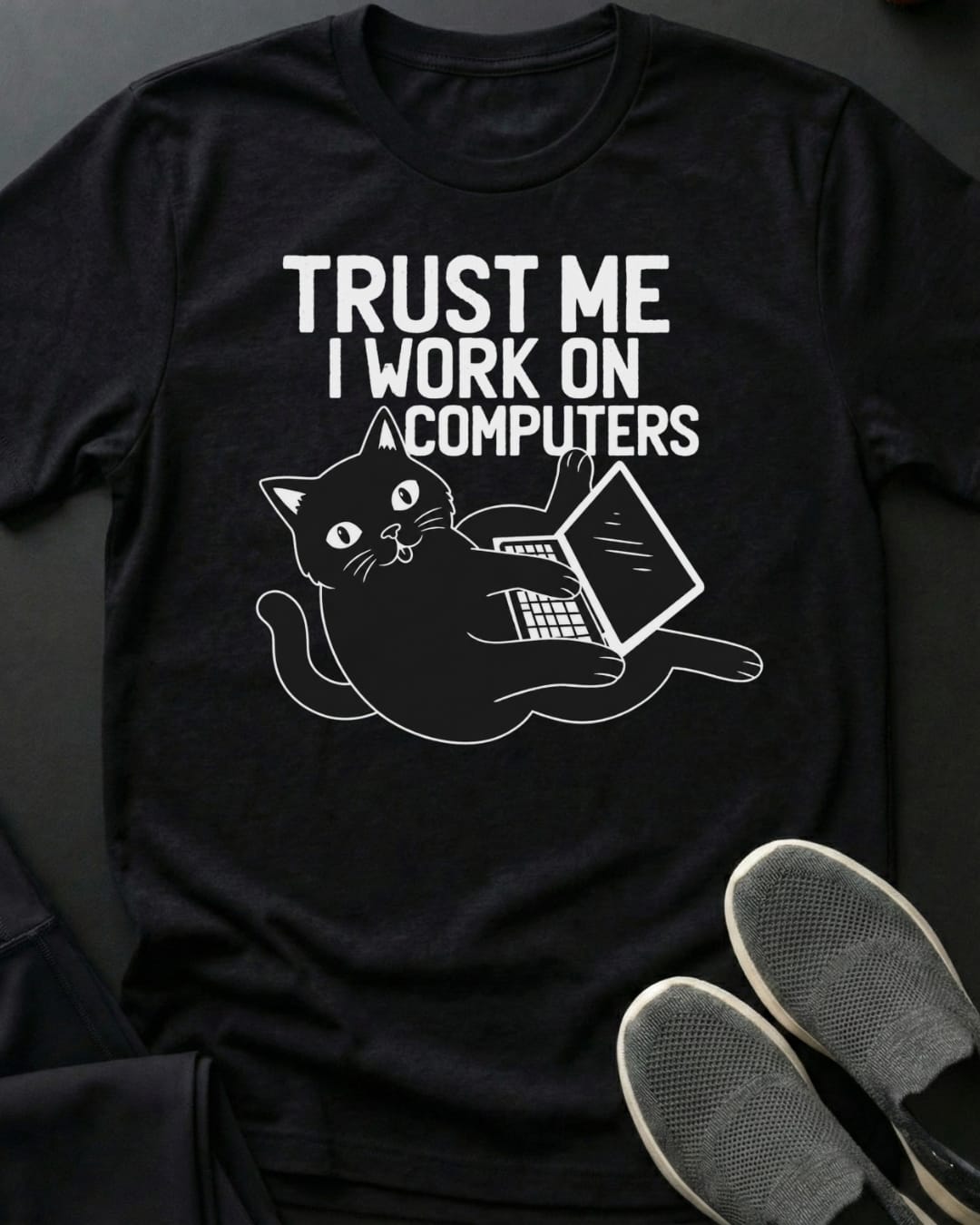 I Work On Computers Tee