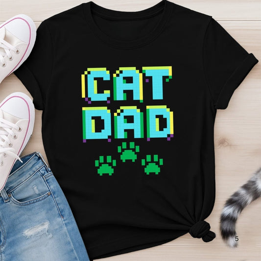 CAT DAD T-SHIRT