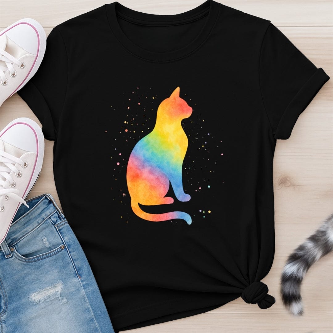 COLOR SPLASH CAT T-SHIRT