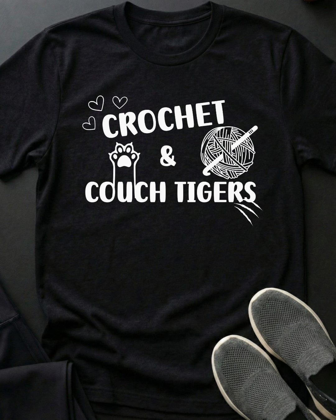 Crochet & Couch Tigers Tee