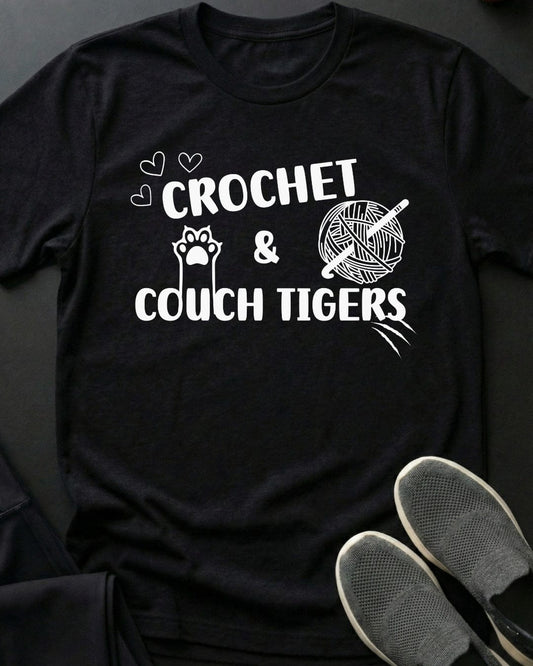 Crochet & Couch Tigers Tee