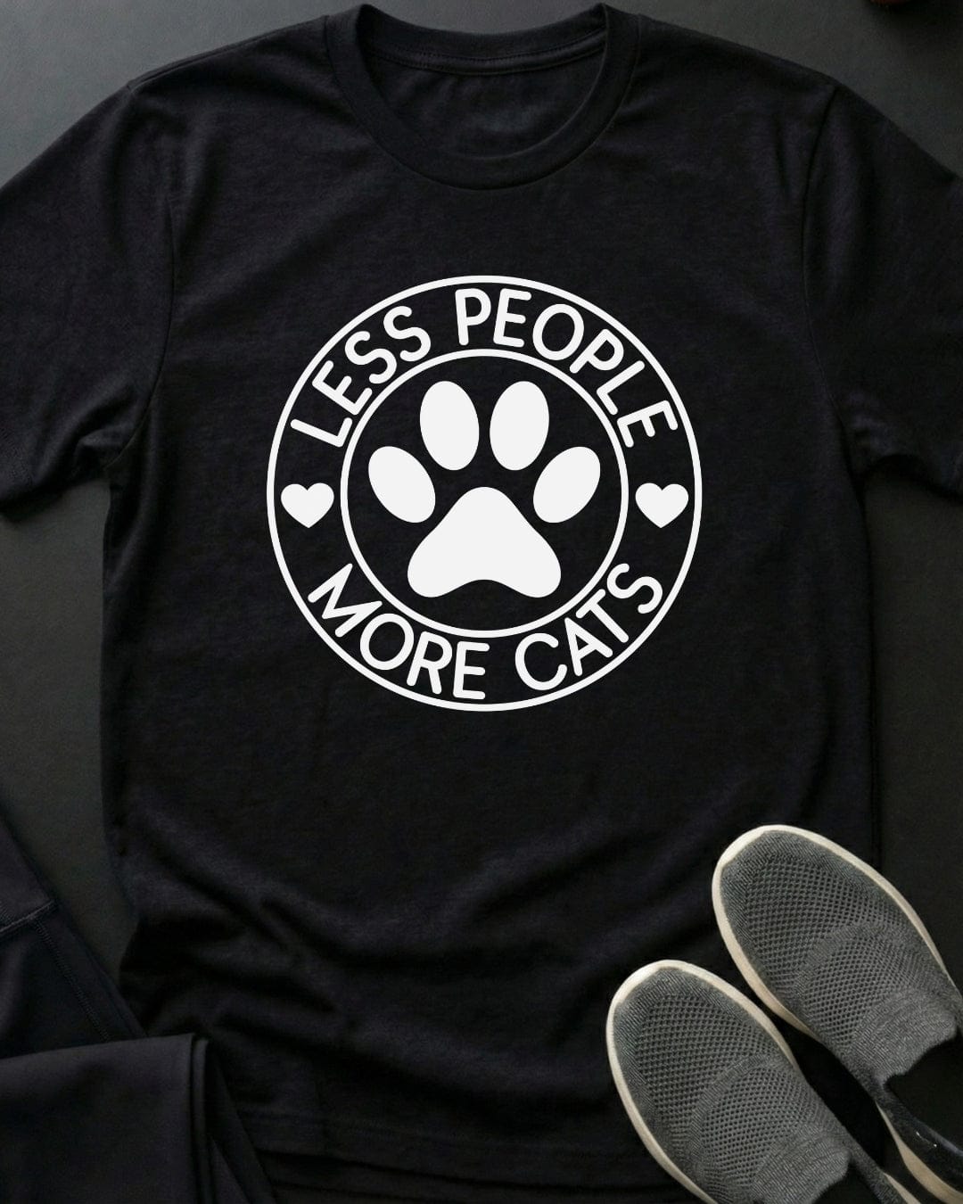 Less People More Cats Tee