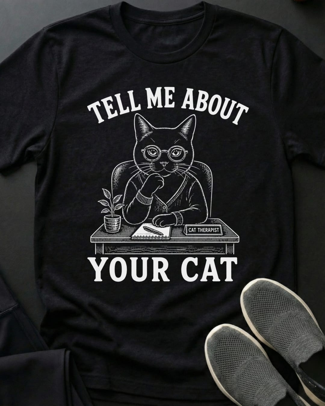 Tell Me About Your Cat Tee