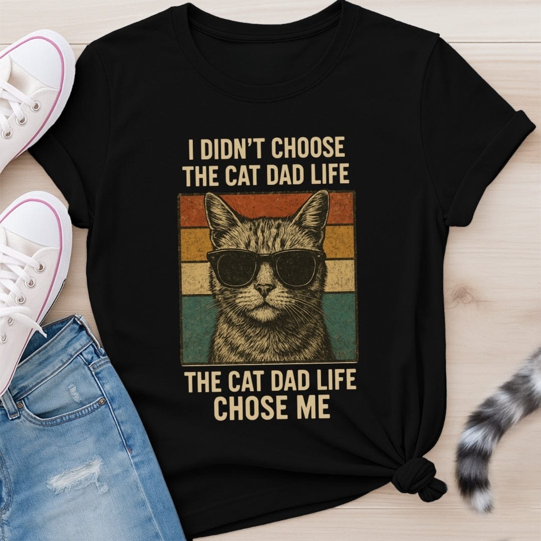 CAT DAD LIFE T-SHIRT