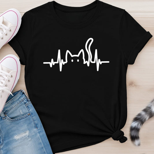 HEARTBEAT KITTY T-SHIRT