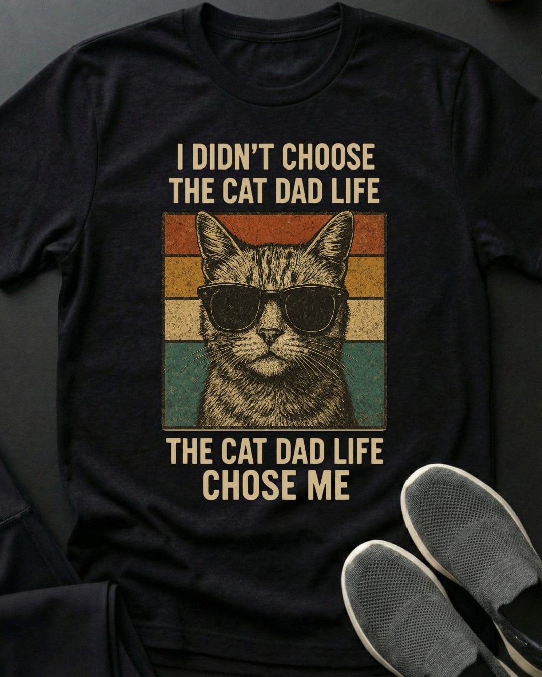 Cat Dad Life Tee