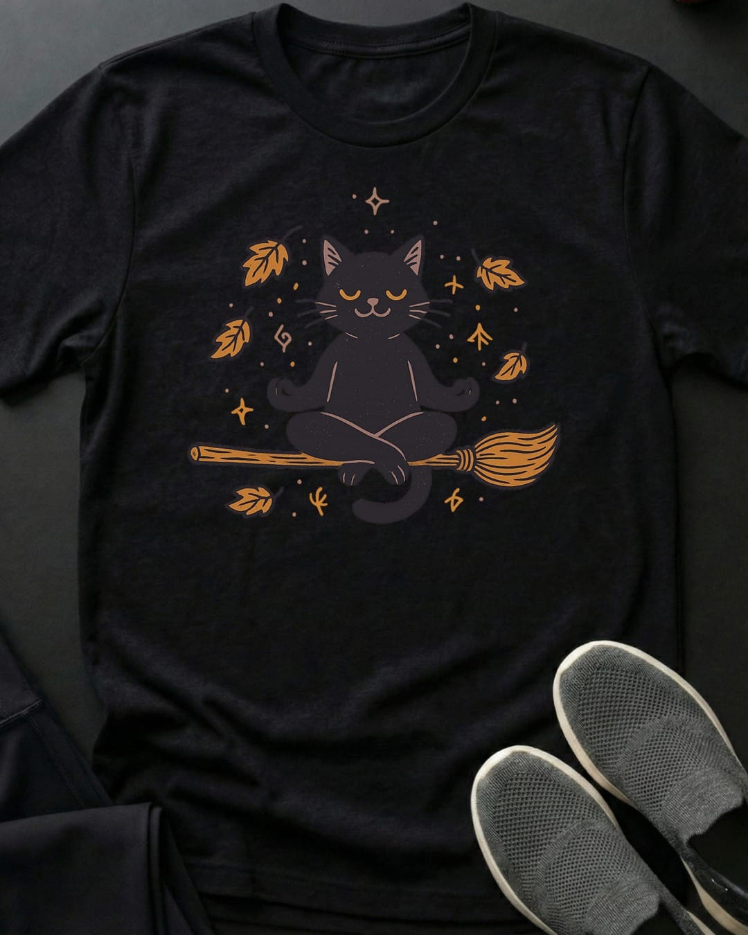 Zen Witchy Cat Tee