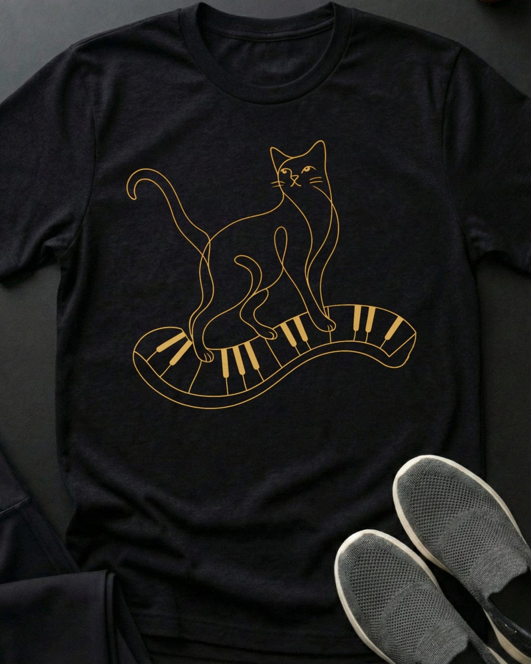 Piano Kitty Tee