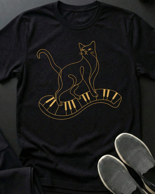 Piano Kitty Tee