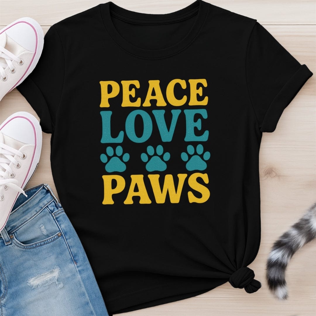 PEACE LOVE PAWS T-SHIRT