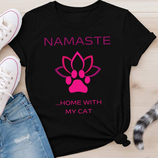 NAMASTE CAT T-SHIRT