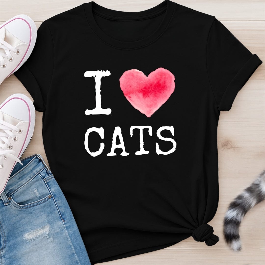 I HEART CATS T-SHIRT