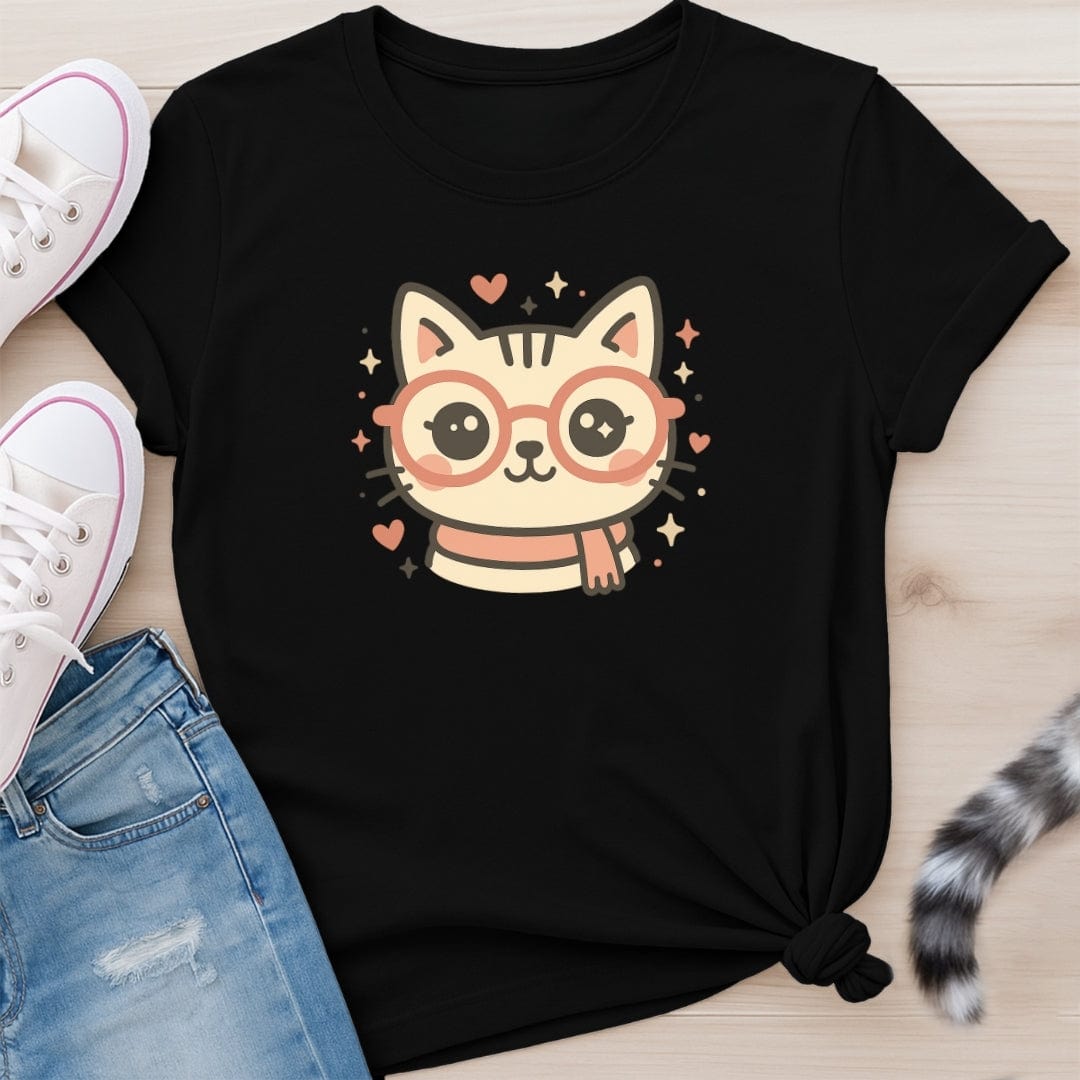 GLASSES KITTY T-SHIRT