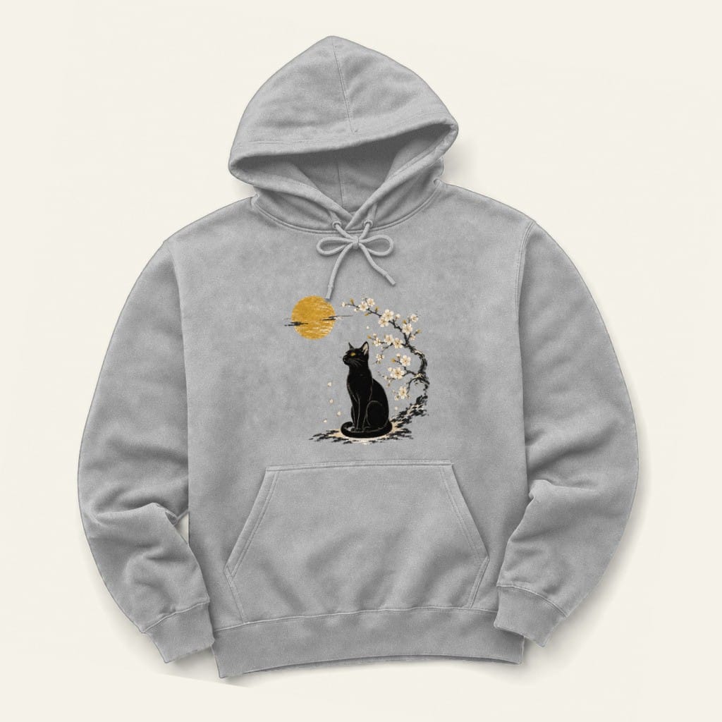 Blossoms Hoodie in Sport Grey