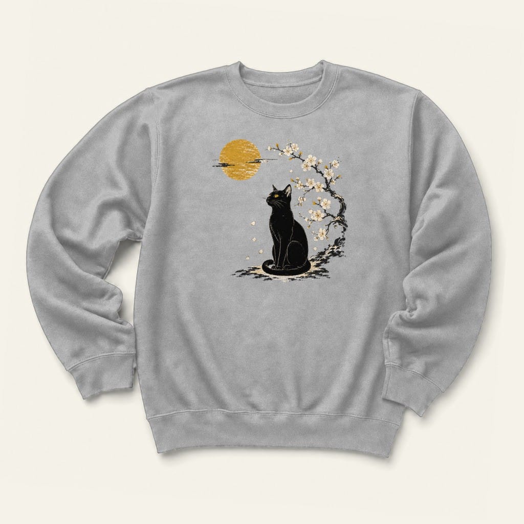 Blossoms Sweatshirt in Sport Grey