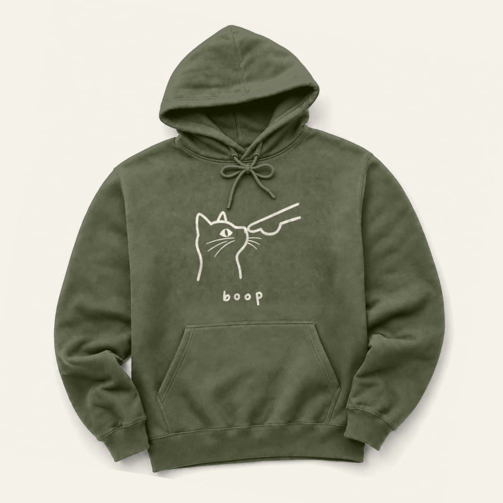 Boop Hoodie in Military Green