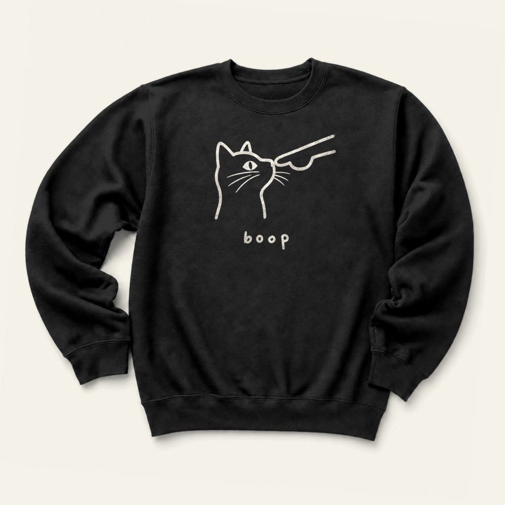 Boop Sweatshirt in Black