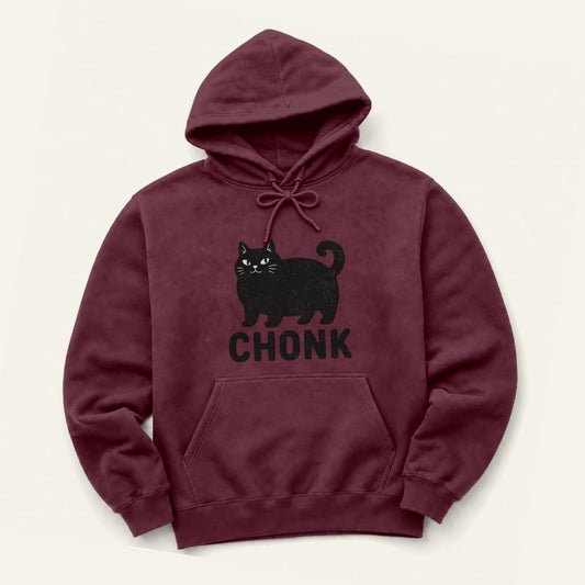 Chonk Hoodie in Maroon