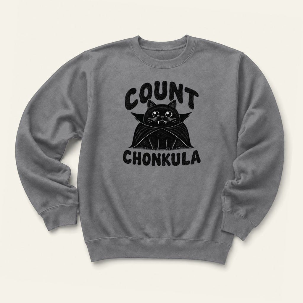 Count Chonkula Sweatshirt in Graphite Heather