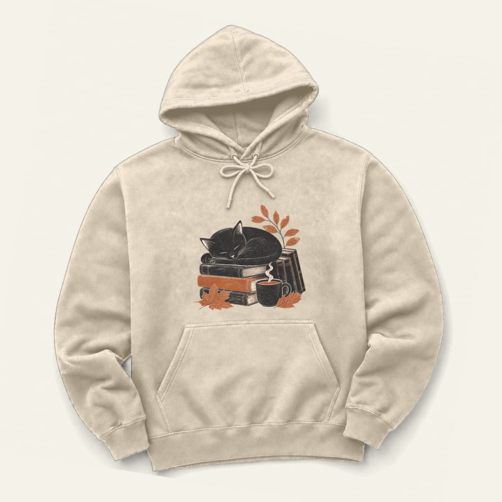Cozy Reads Hoodie in Sand