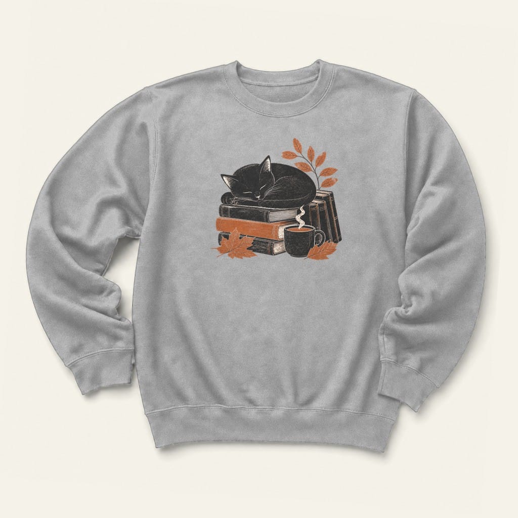 Cozy Reads Sweatshirt in Sport Grey