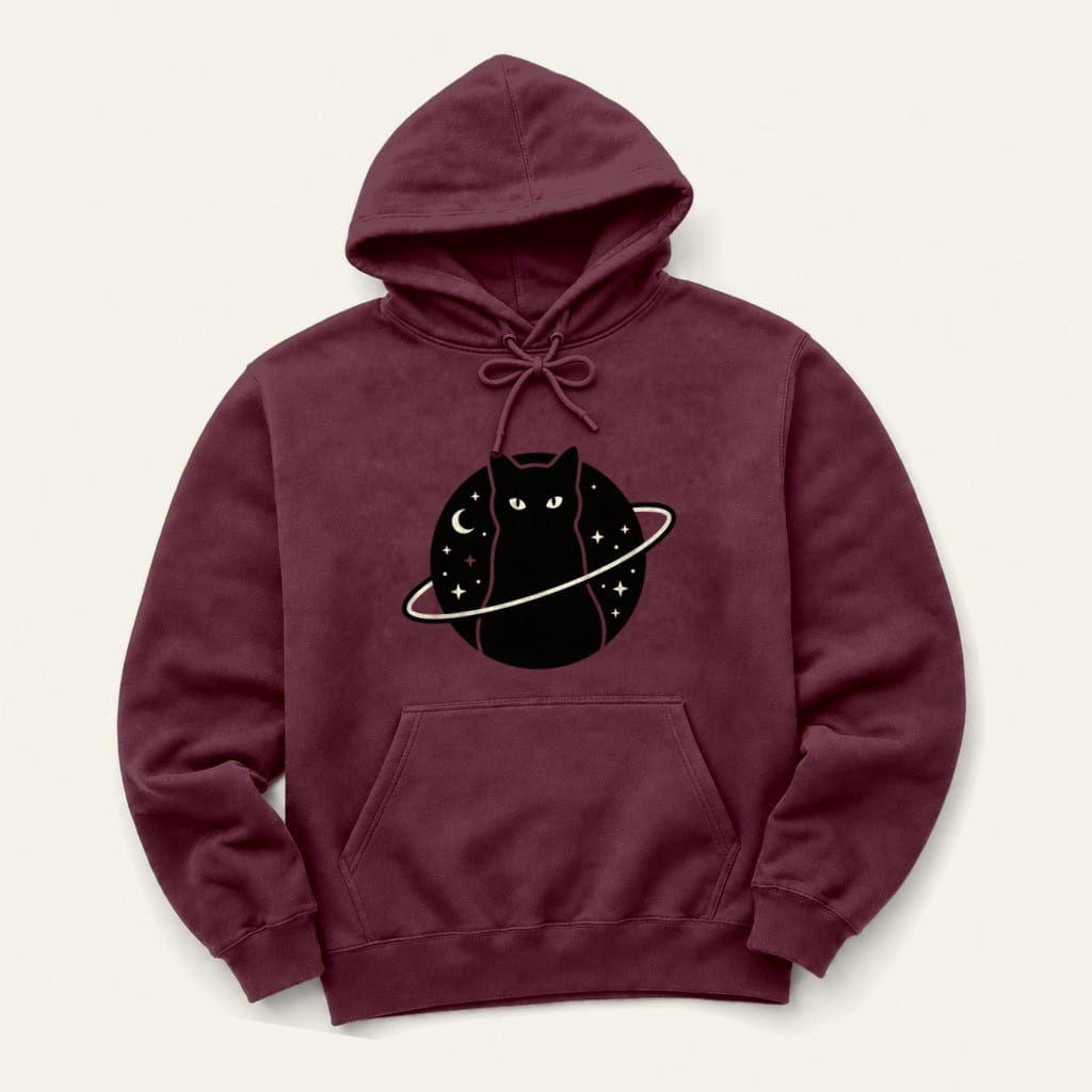 Dark Matter Hoodie in Maroon
