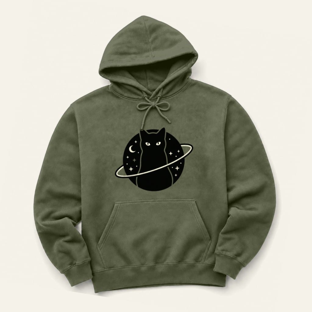 Dark Matter Hoodie in Military Green