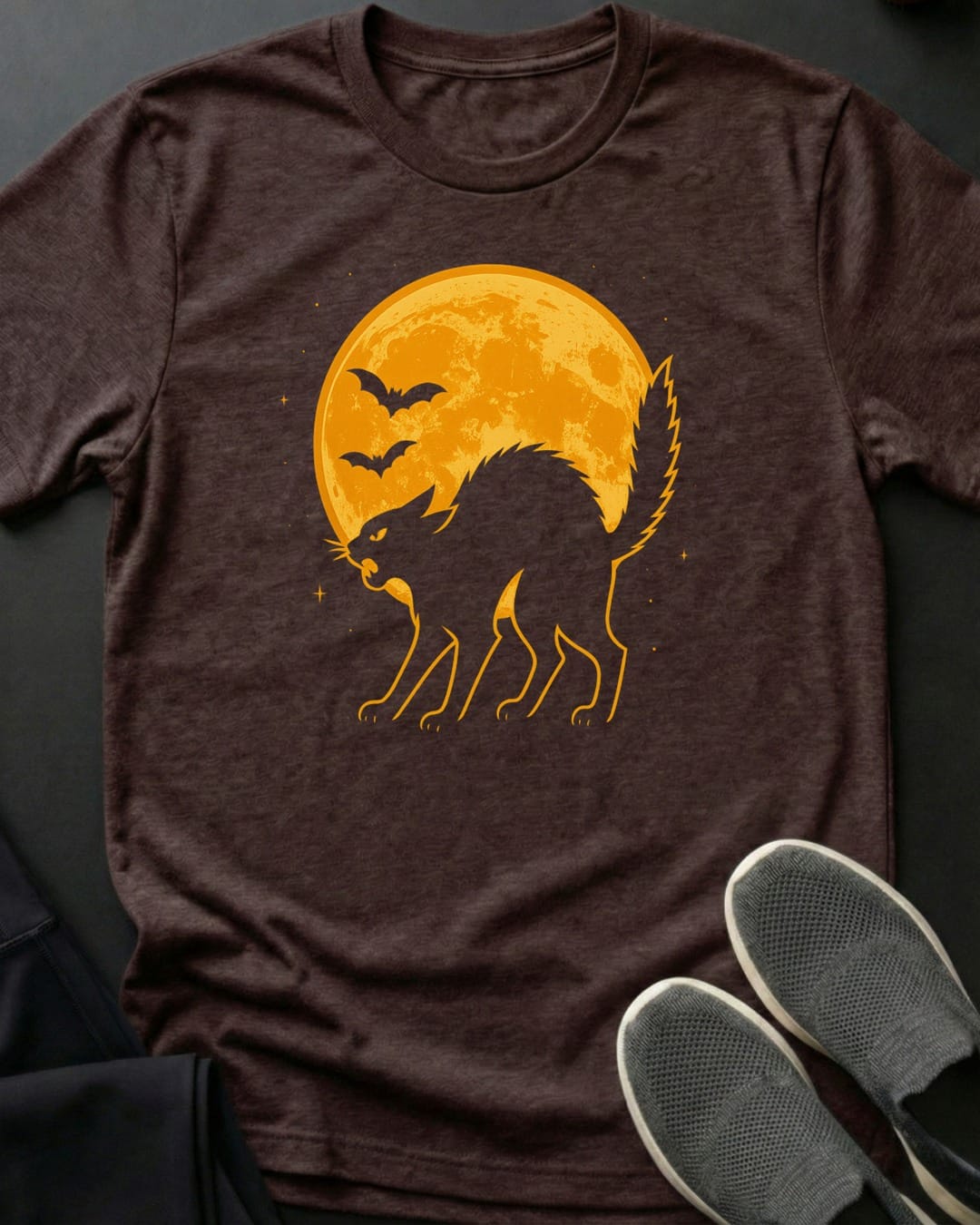 Black Cat Full Moon Tee