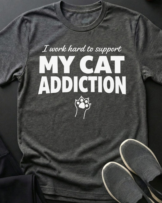 Cat Addiction Tee