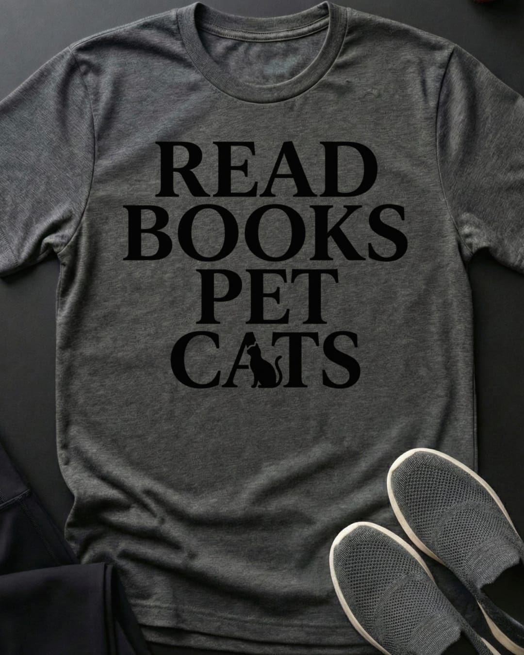 Read Books Pet Cats Tee