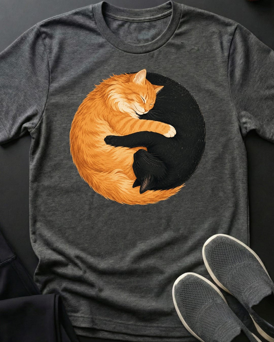 Yin Yang Orange Tee