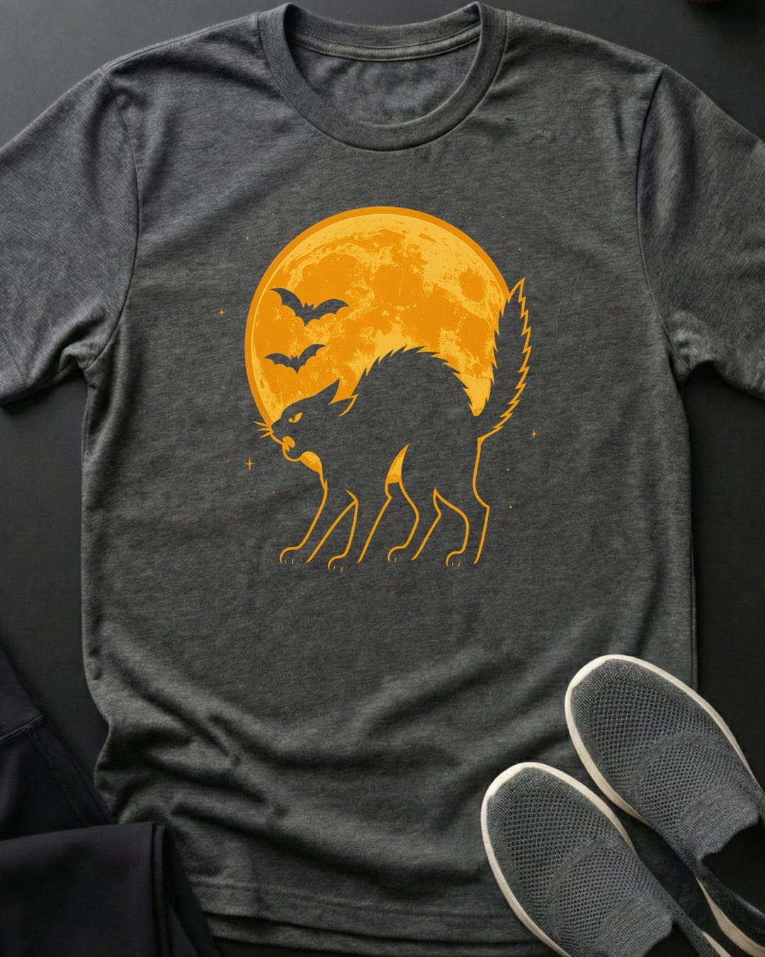 Black Cat Full Moon Tee