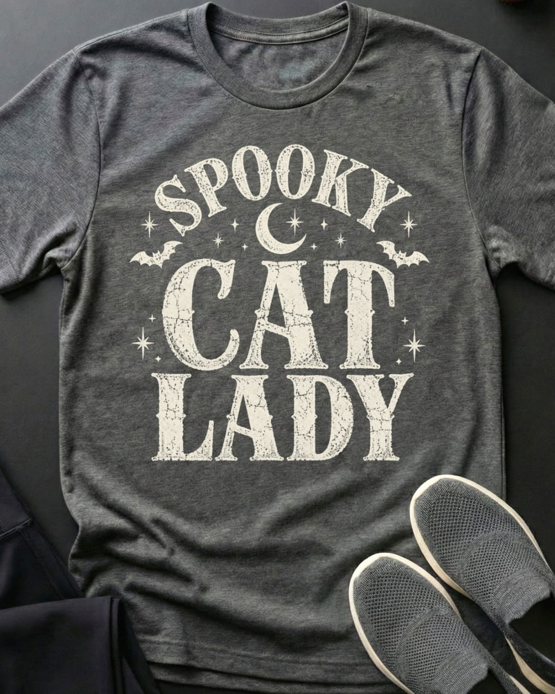 Spooky Cat Lady Tee
