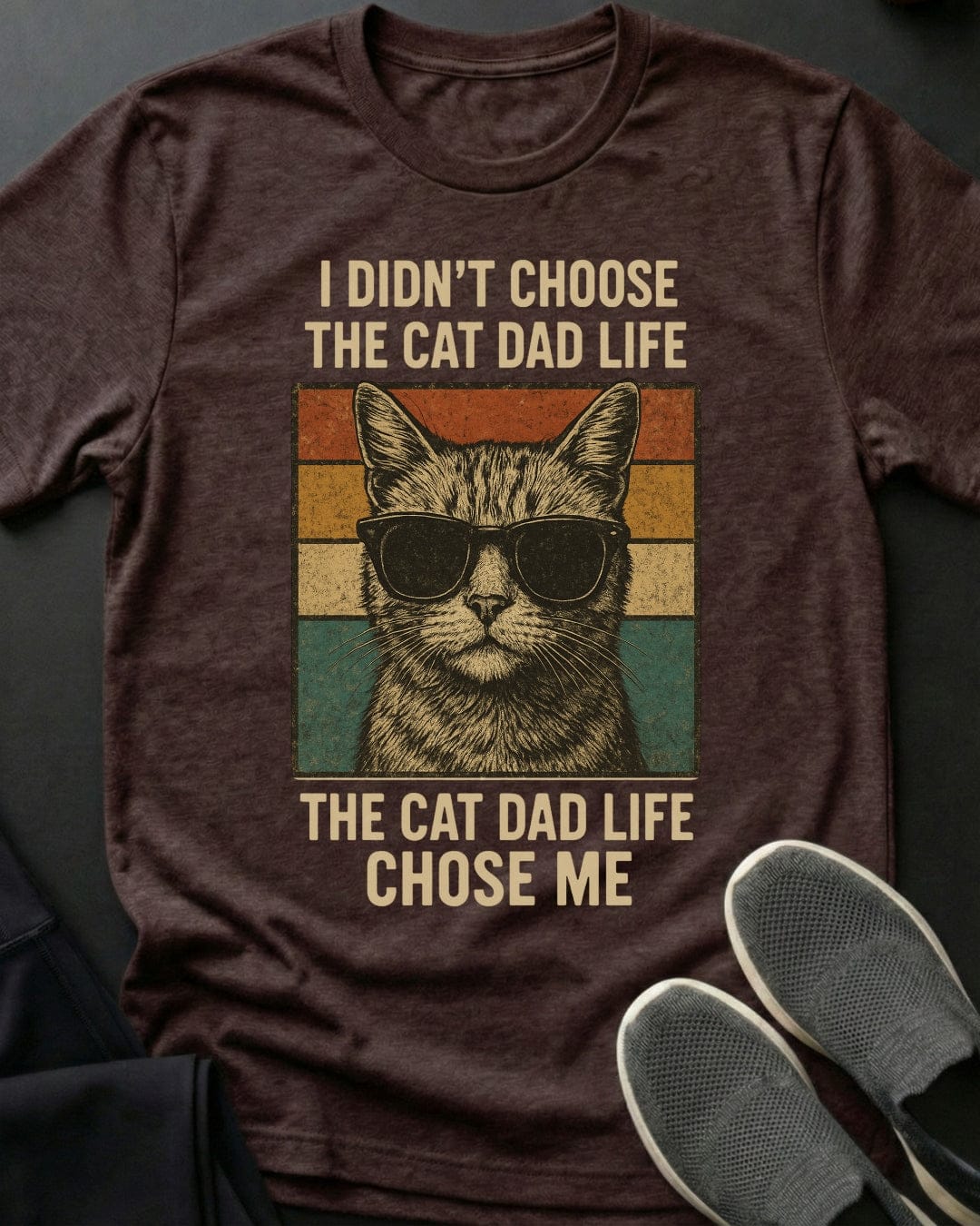 Cat Dad Life Tee