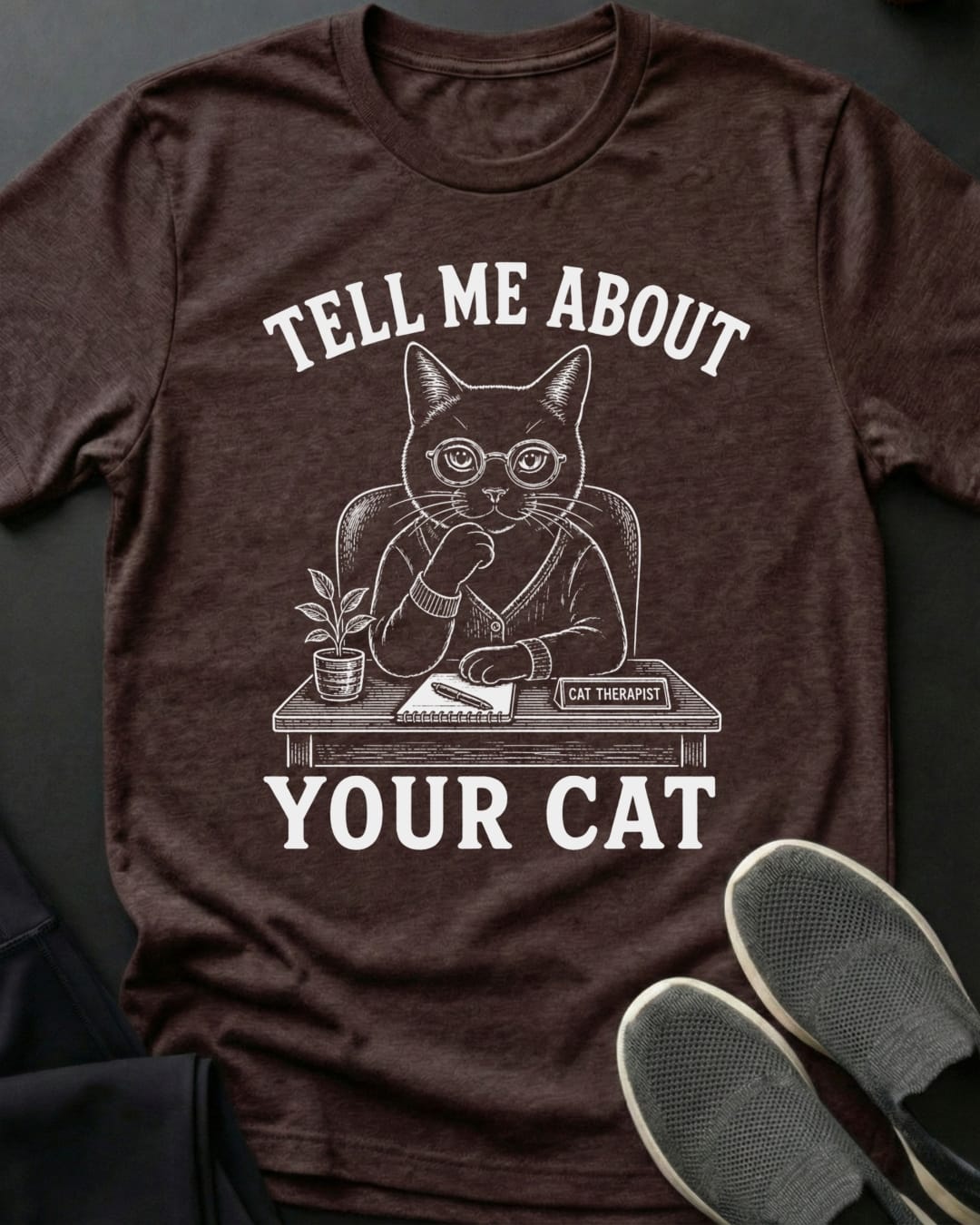 Tell Me About Your Cat Tee