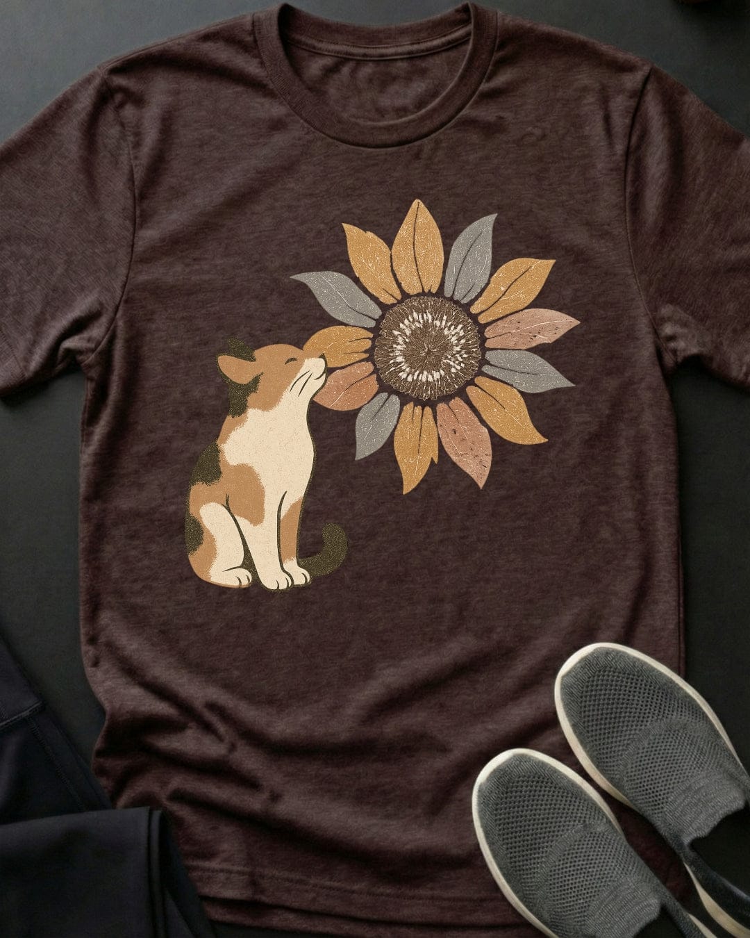 Sunflower Kitty Tee