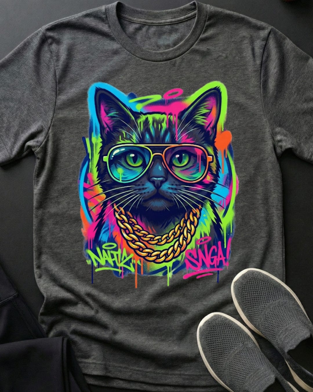 Midnight Cool Cat Tee