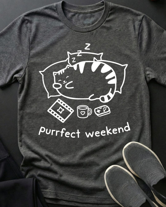 Purrfect Weekend Tee