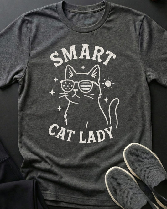 Smart Cat Lady Tee