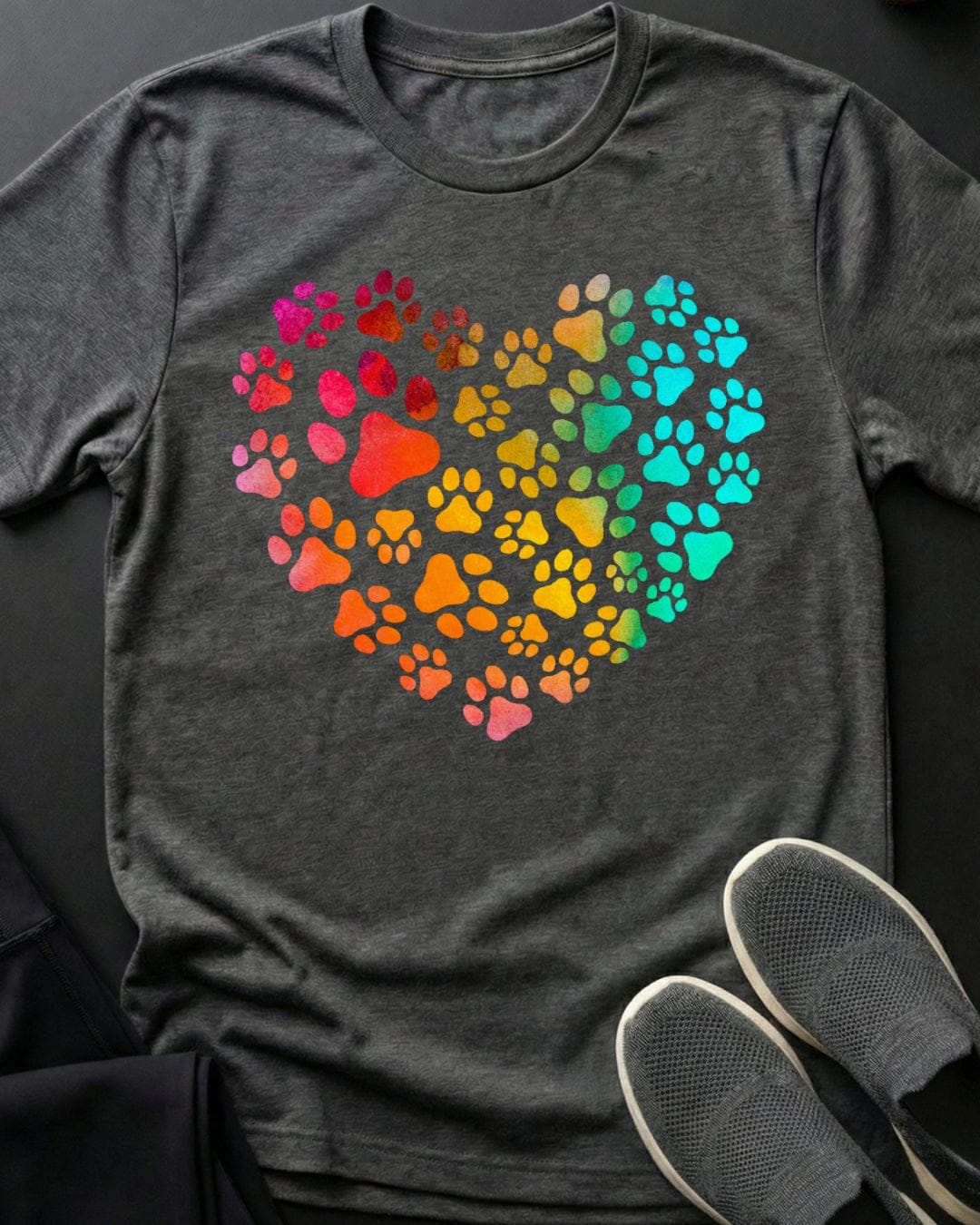 Rainbow Love Paws Tee
