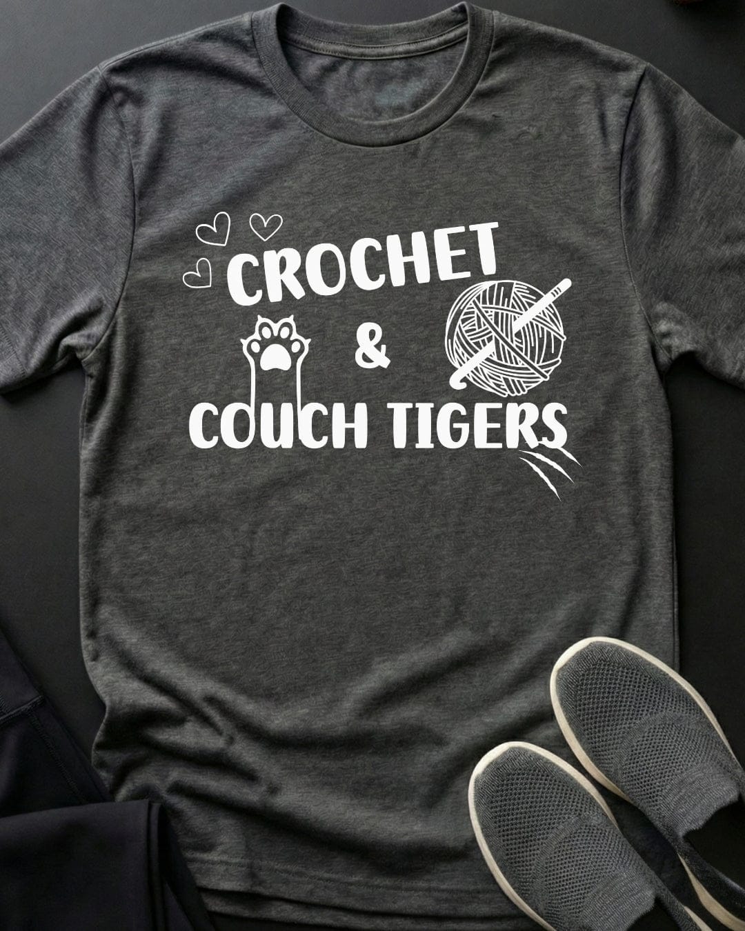 Crochet & Couch Tigers Tee